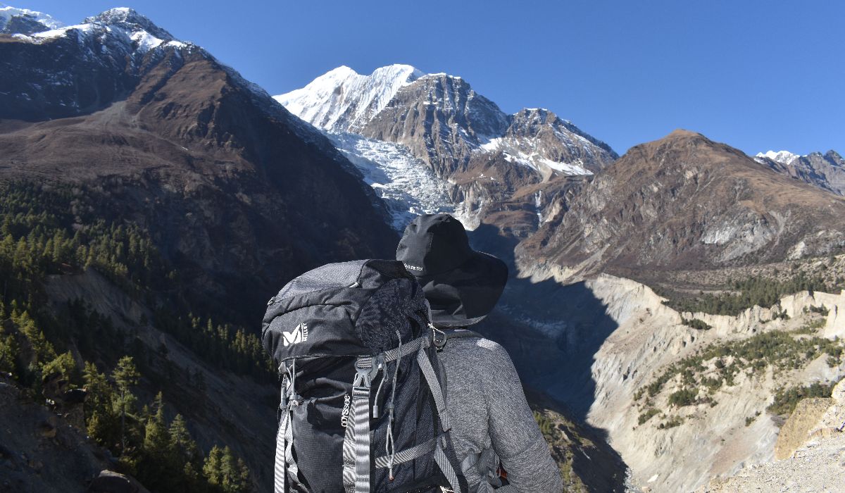 View during the Annapurna Circuit Trek.